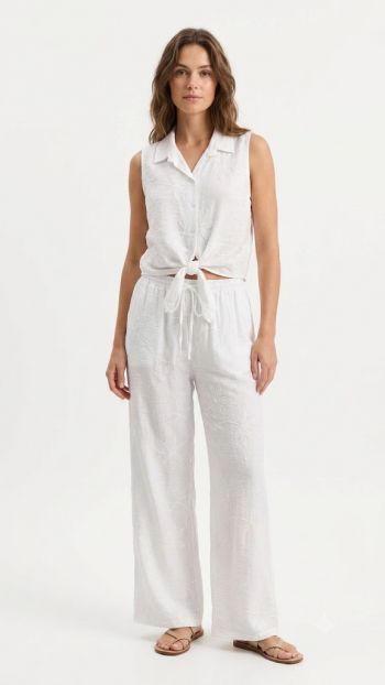 Boho Botanical Drawstring Pant